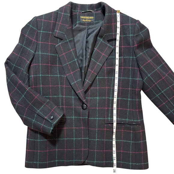 VTG 100% lambswools Collectible Gold by Sergio Sant Angelo Women 8 Blazer jacket - Picture 6 of 10